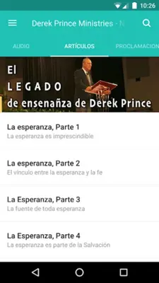 Ministerios Derek Prince android App screenshot 7